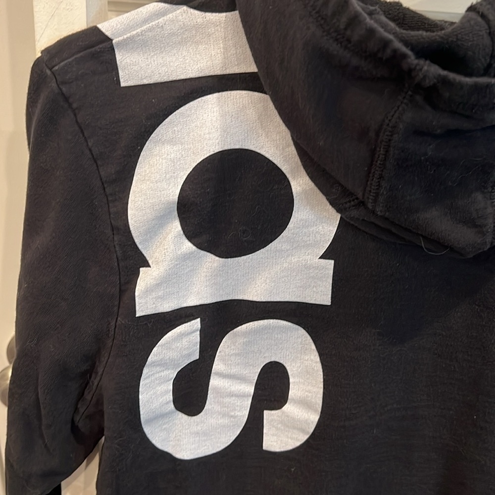 Adidas Black Youth Boys Size L/G (14/16) Hoodie/Sweatshirt w/Adidas Graphic - Picture 7 of 7